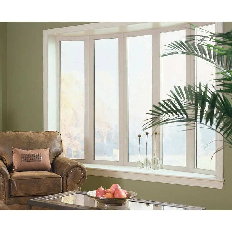 Hihaus New White Cheap Two Track Sliding Bathroom Kitchen Window - HIHAUS