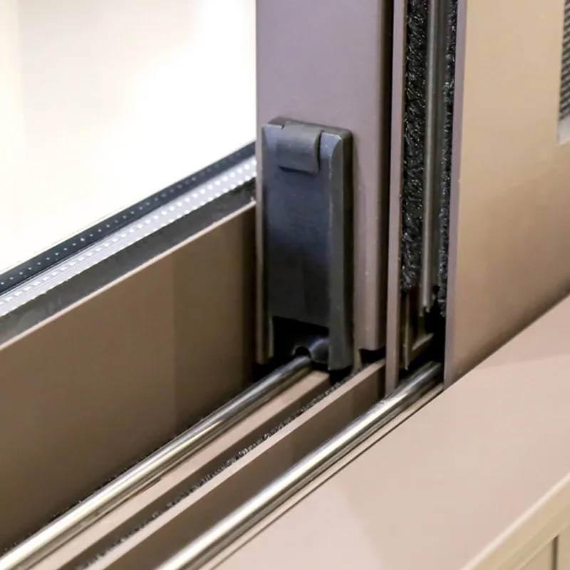 Hihaus Modern Bronze High Quality Aluminium Double Glazed Sliding Window - HIHAUS
