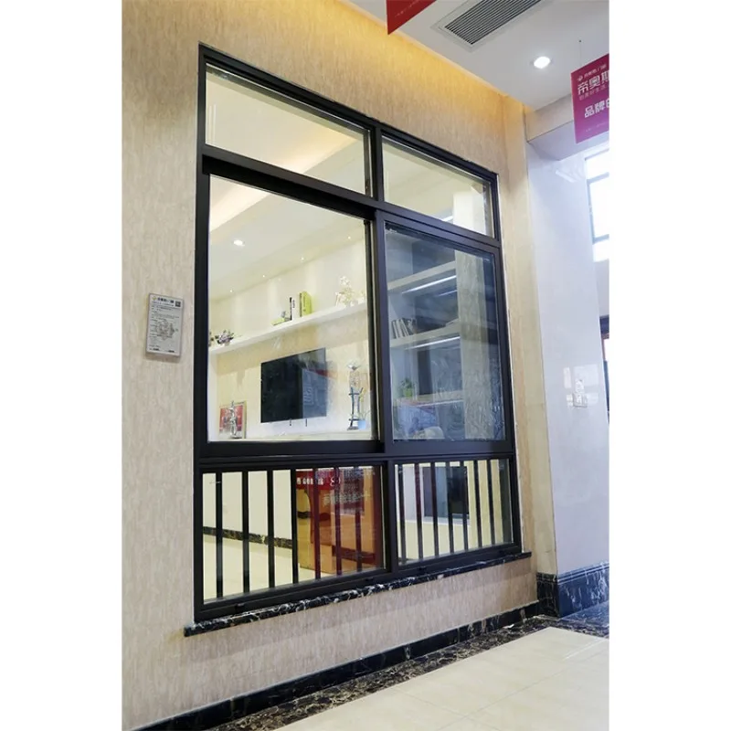 Hihaus Aluminum Double Glazed European Style Sliding Windows Glass Types For Sale - HIHAUS