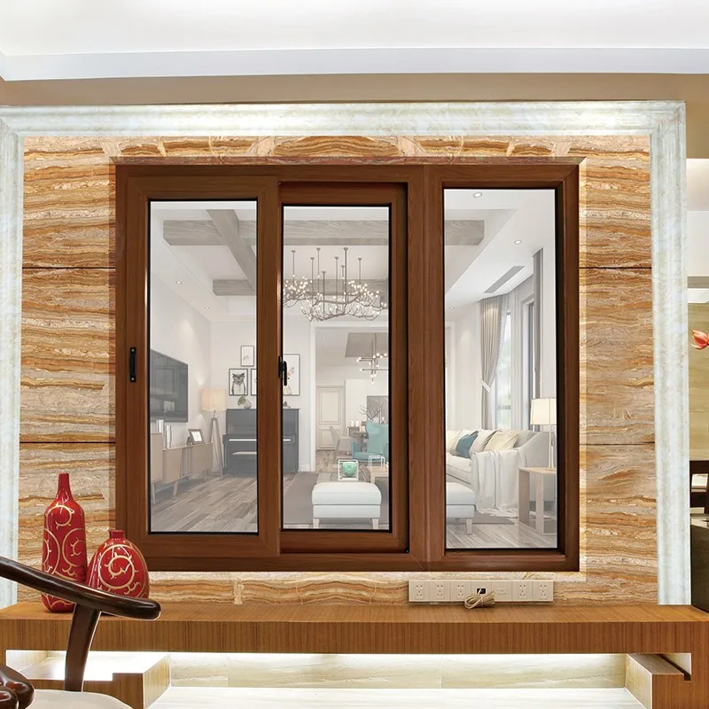 Hihaus Residential Domal Timber Look Slim 2 Lite Slider Aluminium Windows - HIHAUS
