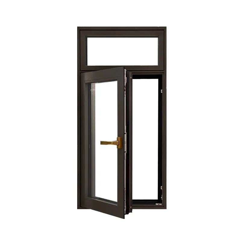 Hihaus Hot Black Aluminum Triple Glazed Tilt And Turn Windows For Sale - HIHAUS