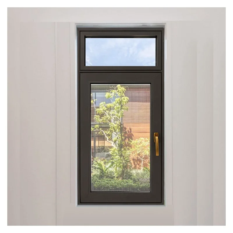 Hihaus Hot Black Aluminum Triple Glazed Tilt And Turn Windows For Sale - HIHAUS