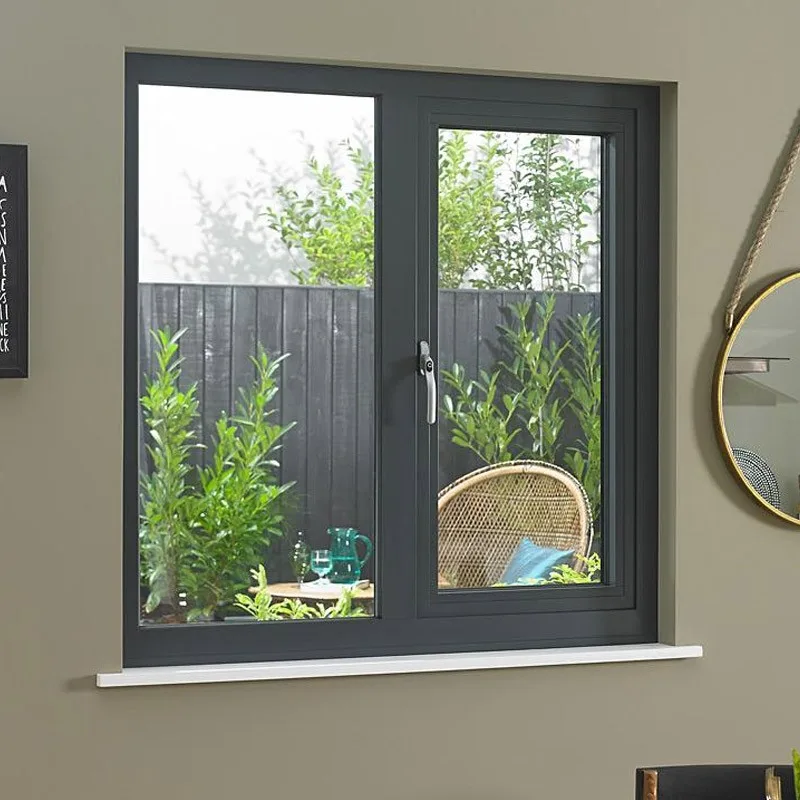 Hihaus New Best Flush Grey Alu Outswing Casement Storm Windows And Doors - HIHAUS