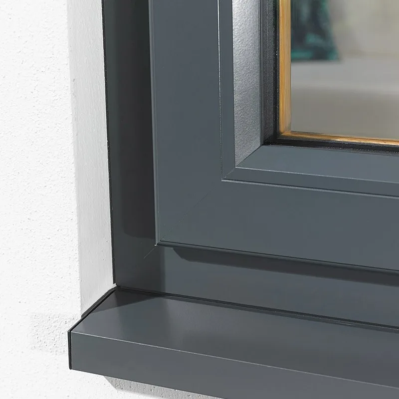 Hihaus New Best Flush Grey Alu Outswing Casement Storm Windows And Doors - HIHAUS
