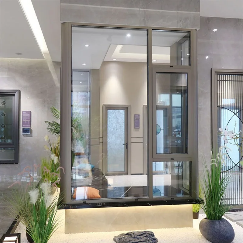 Hihaus Modern Energy Efficient Aluminum Glazed Openable Casement Picture Windows - HIHAUS