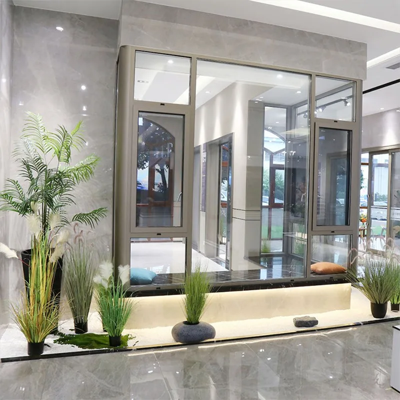 Hihaus Modern Energy Efficient Aluminum Glazed Openable Casement Picture Windows - HIHAUS