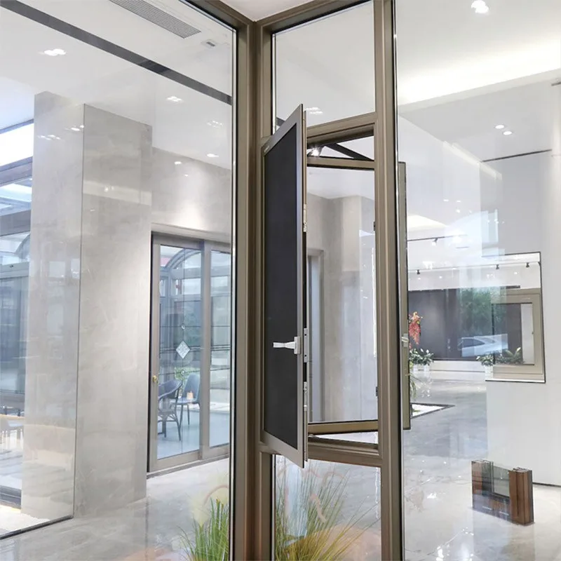 Hihaus Modern Energy Efficient Aluminum Glazed Openable Casement Picture Windows - HIHAUS