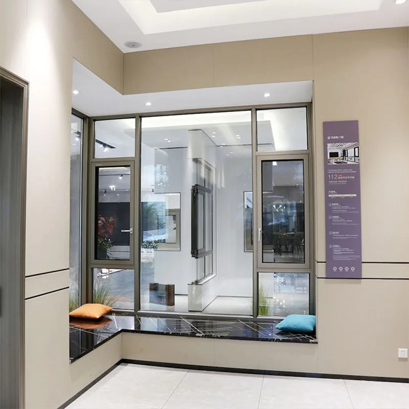 Hihaus Modern Energy Efficient Aluminum Glazed Openable Casement Picture Windows - HIHAUS