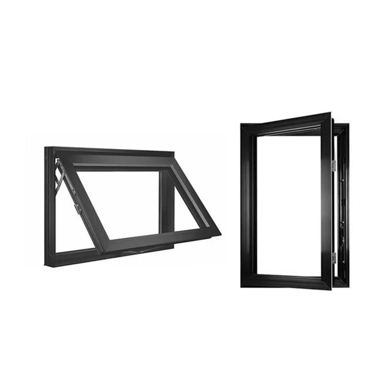 New Aluminum Basement Bathroom Horizontal Awning Casement Window - HIHAUS