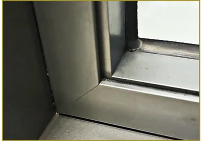 New Aluminium Large Fixed Low E Glass Curtain Wall Awning Window - HIHAUS