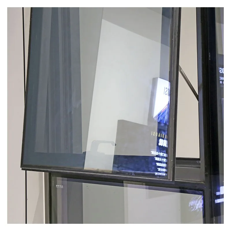 New Aluminium Large Fixed Low E Glass Curtain Wall Awning Window - HIHAUS