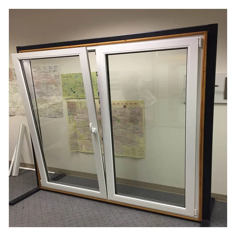 Pvc Upvc Vinyl European Style Double Glazed Tilt And Turn Windows - HIHAUS