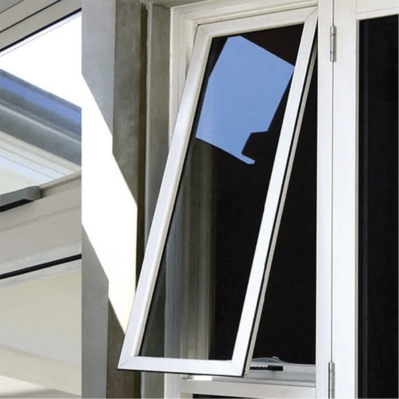 Custom Pvc Upvc Egress Single Hung Vertical Casement Bathroom Awning Window - HIHAUS