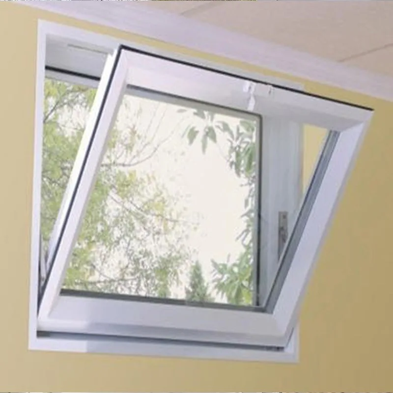 Custom Pvc Upvc Egress Single Hung Vertical Casement Bathroom Awning Window - HIHAUS