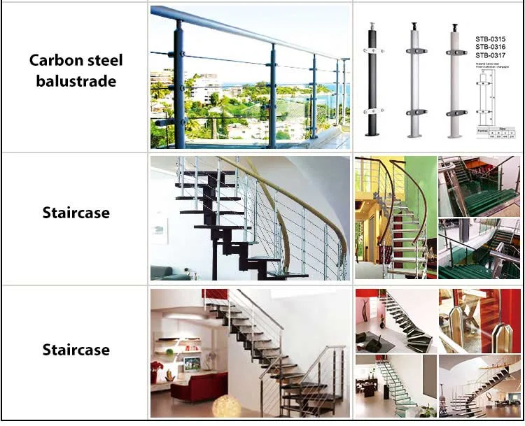 New Aluminum Outdoor Patio Frameless Glass Railing Balustrade - HIHAUS