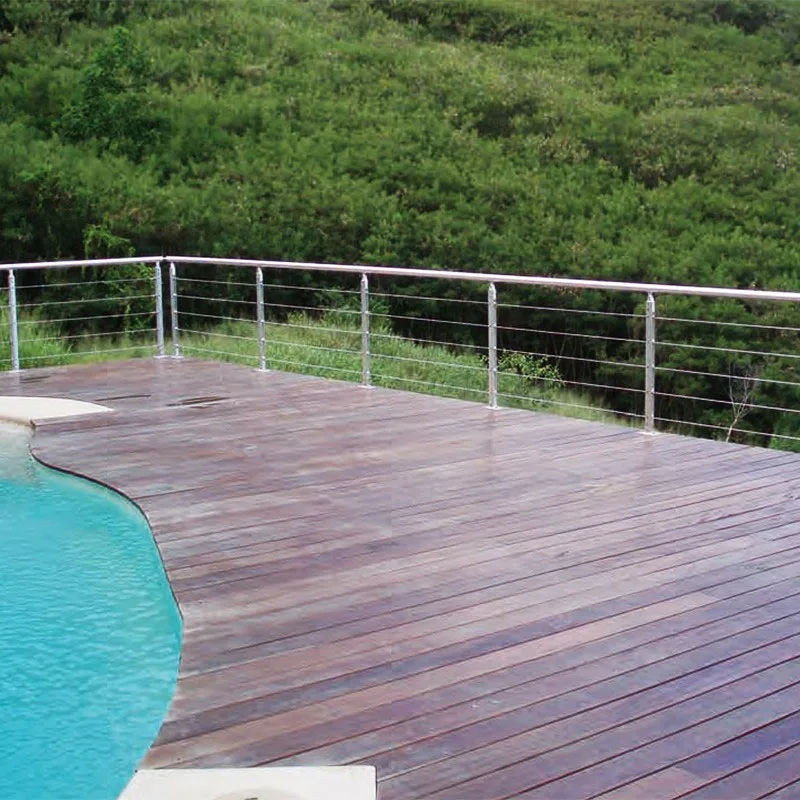 Aluminium Stainless Steel Tempered Glass Deck Balcony Railing Balustrade - HIHAUS