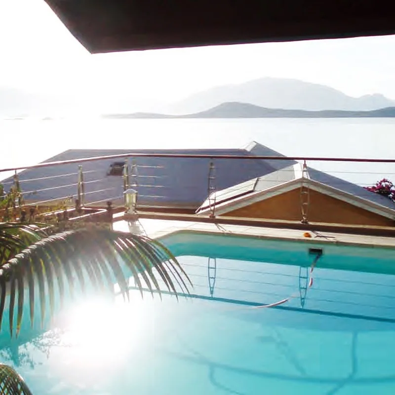 Aluminium Stainless Steel Tempered Glass Deck Balcony Railing Balustrade - HIHAUS