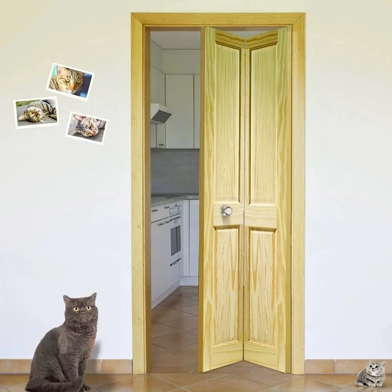 Custom Cheap Bedroom Foldable Interior Bifold Internal Folding Doors - HIHAUS