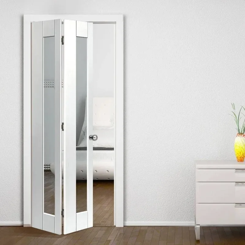 Custom Cheap Bedroom Foldable Interior Bifold Internal Folding Doors - HIHAUS