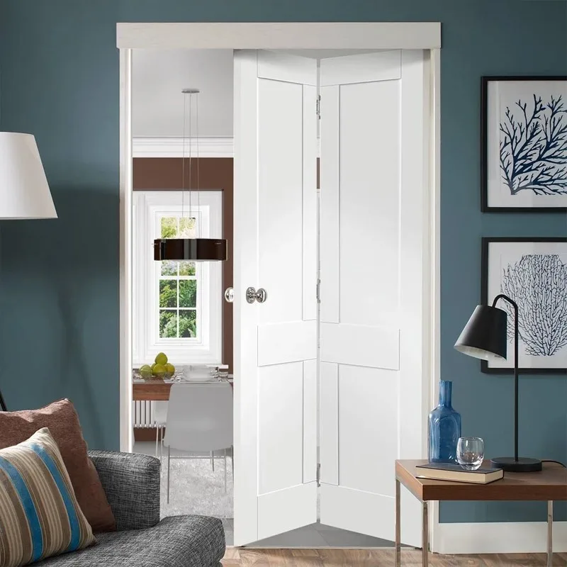 Custom Cheap Bedroom Foldable Interior Bifold Internal Folding Doors - HIHAUS