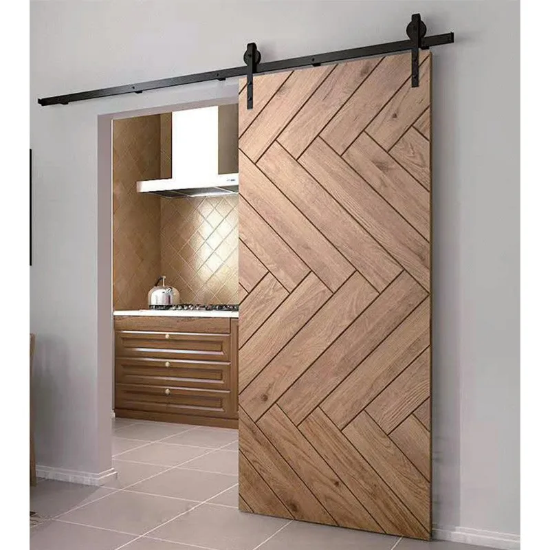 Hihaus New American Interior Single Farm Sliding Barn Door - HIHAUS