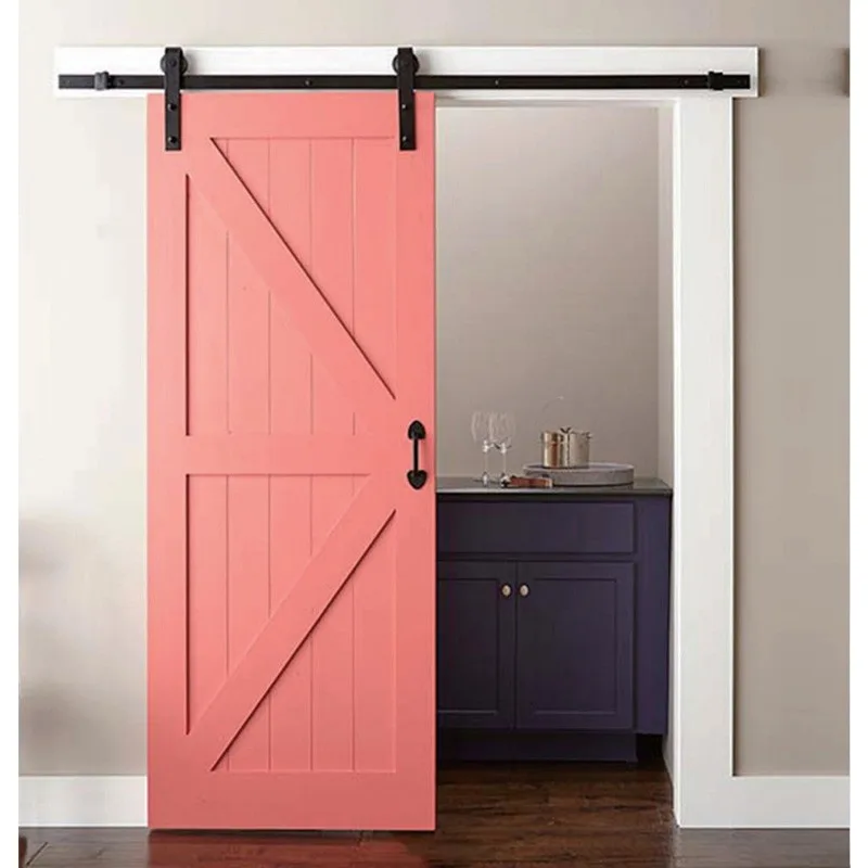 Hihaus New American Interior Single Farm Sliding Barn Door - HIHAUS