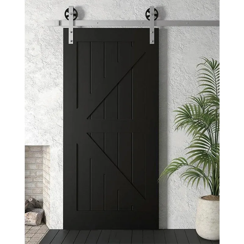 Hihaus New American Interior Single Farm Sliding Barn Door - HIHAUS