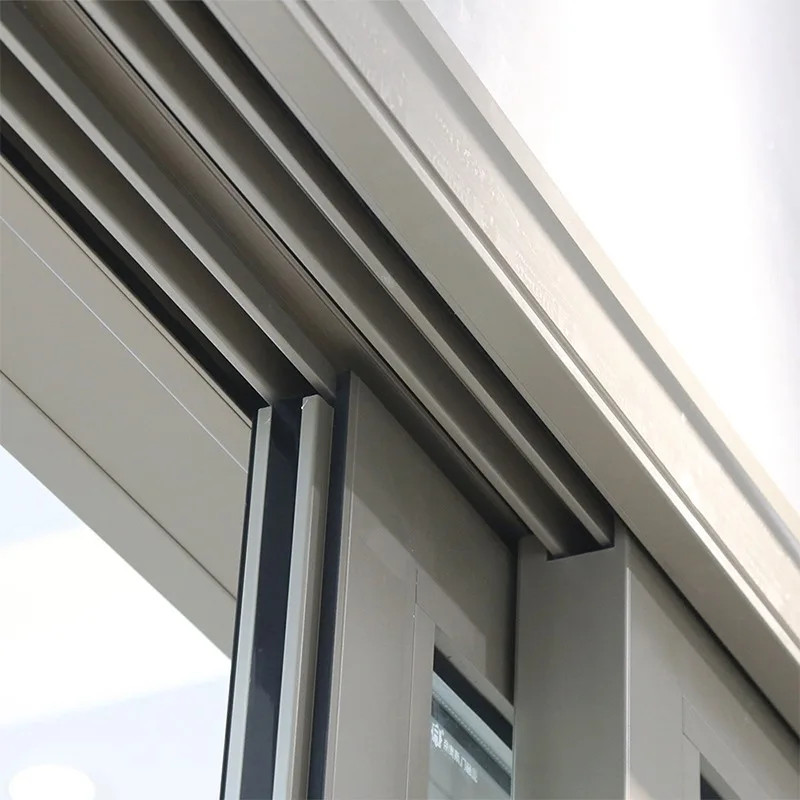 Hihaus New Modern Large Aluminium External Automatic Sliding Glass Doors - HIHAUS