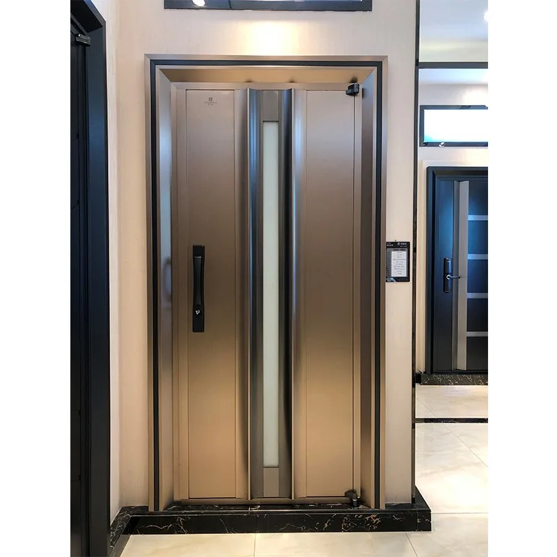 External Domestic Decorative American Safety Steel Security Door For Home - HIHAUS