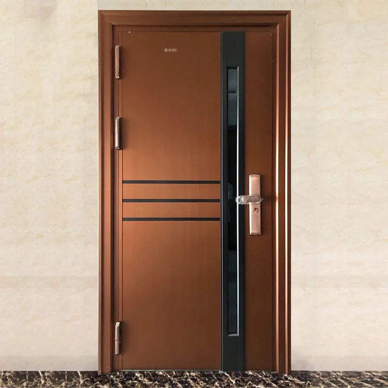 External Domestic Decorative American Safety Steel Security Door For Home - HIHAUS