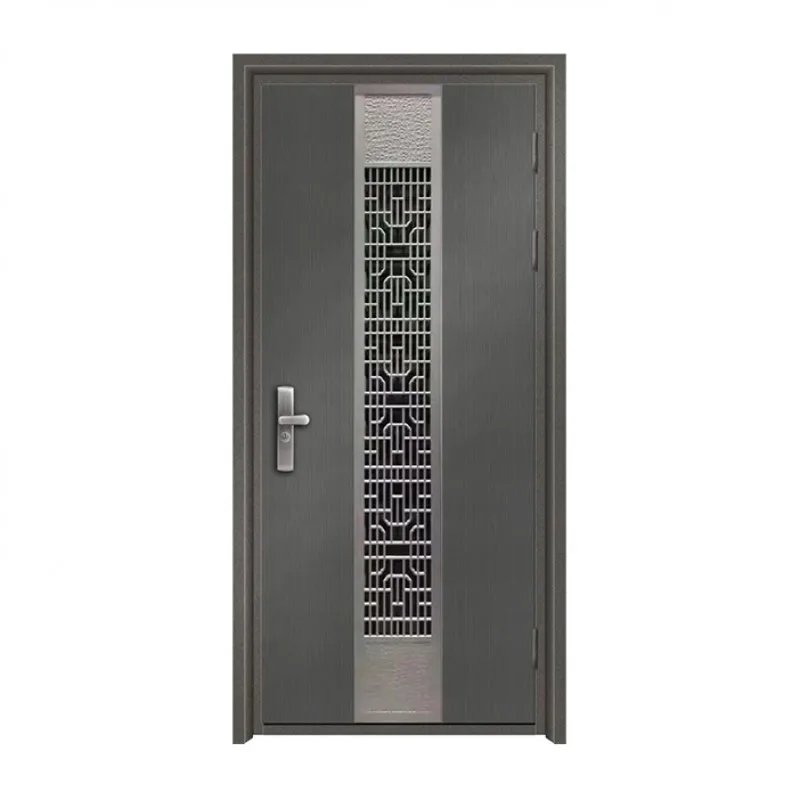 Custom Exterior Security Storm Stainless Steel Entrance Door - HIHAUS