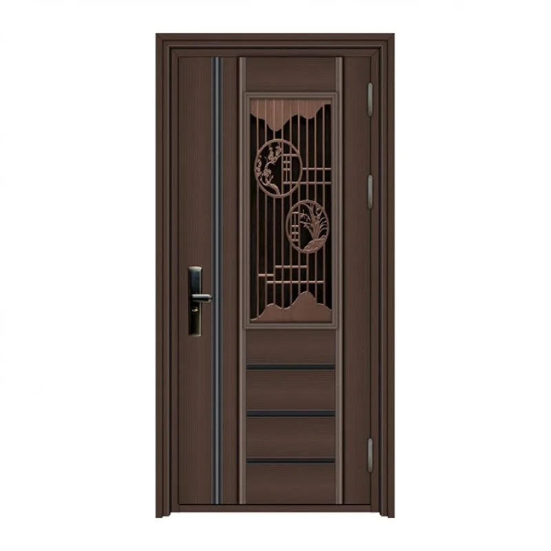 Custom Exterior Security Storm Stainless Steel Entrance Door - HIHAUS