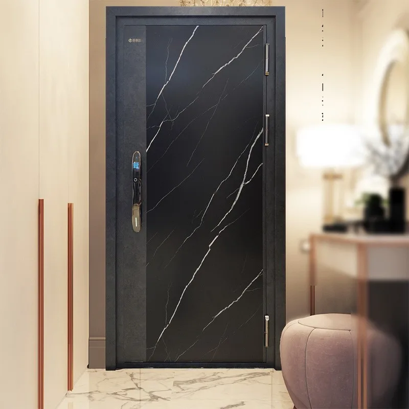 New High Quality Home Modern Steel Security Entry Doors Residential - HIHAUS