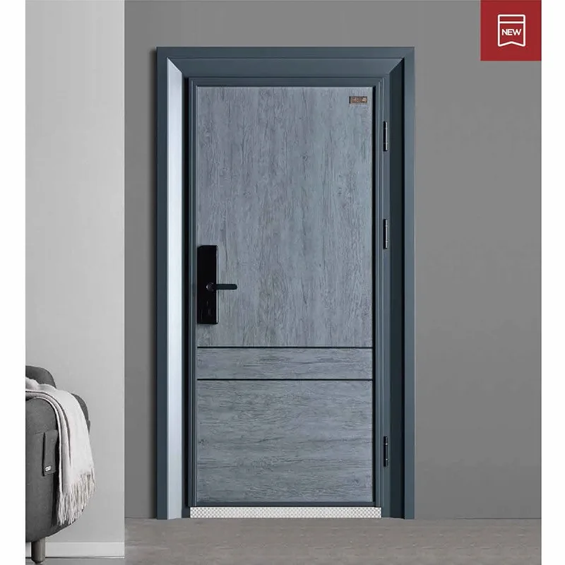 New Custom Luxury Black Unique Internal Bedroom High Security Steel Doors - HIHAUS