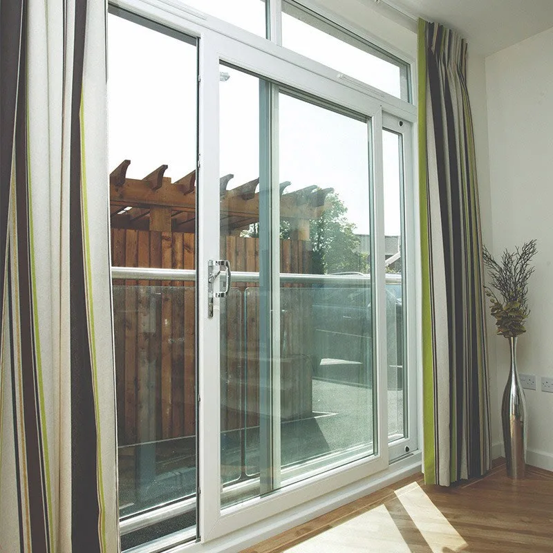Hihaus Hot Pvc Upvc 6 Foot Triple Sliding French Porch Glass Door Exterior - HIHAUS