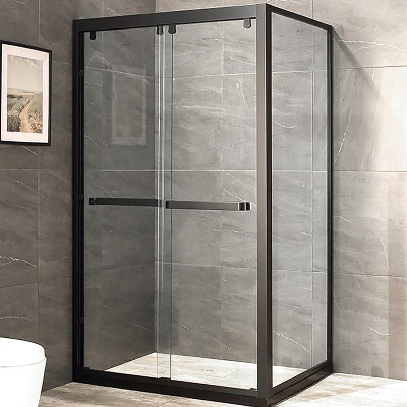 New Custom Shower Wet Room Frameless Sliding Shower Glass Doors - HIHAUS