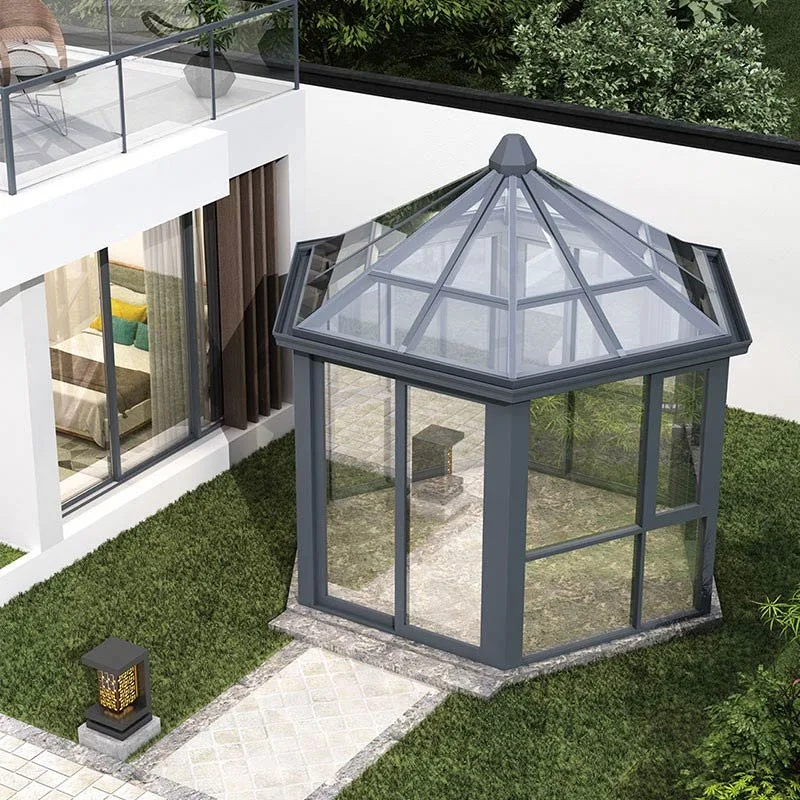 Hihaus Aluminum 4 Season Sun Porch Solarium Conservatory Addition To House - HIHAUS