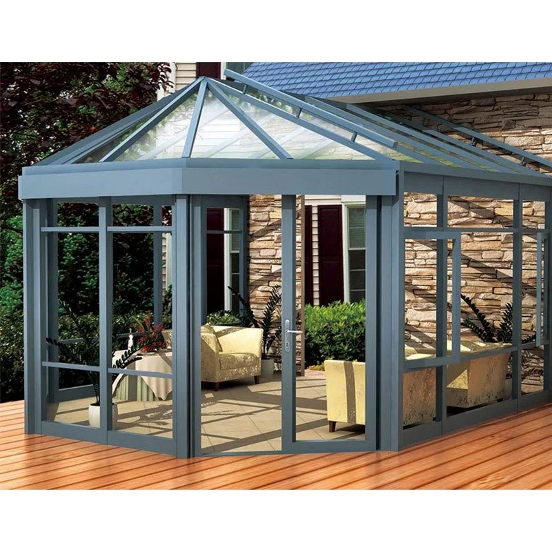 Hihaus Hot Vinyl Cheap Contemporary 3 Season Patio Glass Solarium Sunroom - HIHAUS