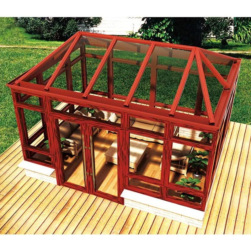 Hihaus Hot Vinyl Cheap Contemporary 3 Season Patio Glass Solarium Sunroom - HIHAUS
