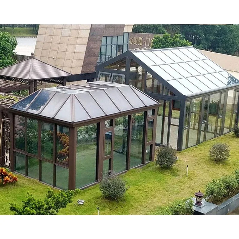 Hihaus Hot Aluminum Winter Glass Sunrooms Patio Sun Porch Enclosures - HIHAUS