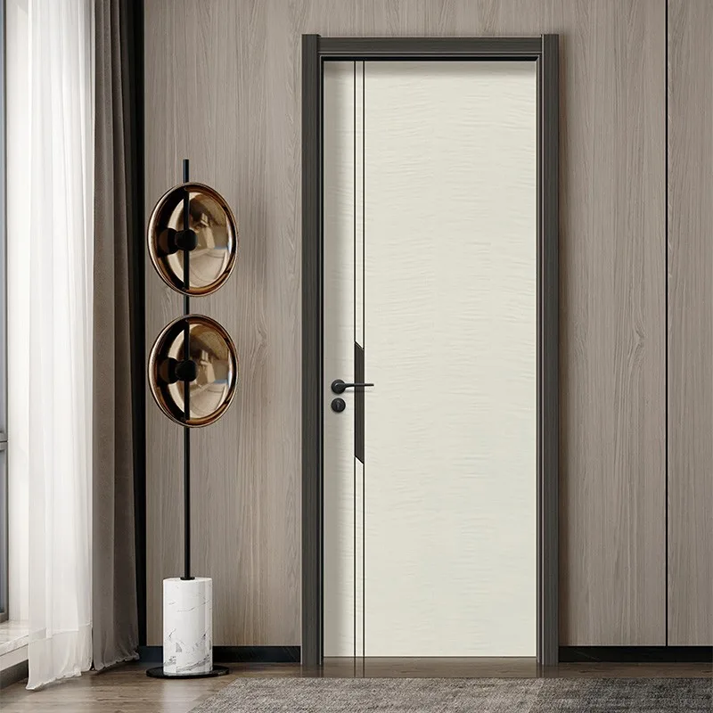 New Design Room Insulated Ivory White Solid Mdf Interior Wood Door - HIHAUS