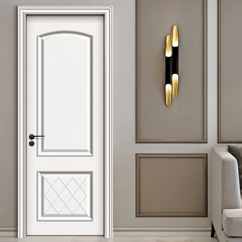 New Design Room Insulated Ivory White Solid Mdf Interior Wood Door - HIHAUS
