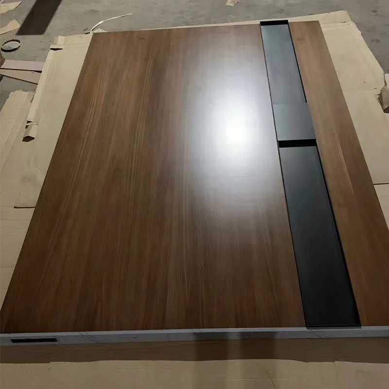 Hihaus Custom Exterior Modern Villa Wood Pivot Entry Front Door - HIHAUS