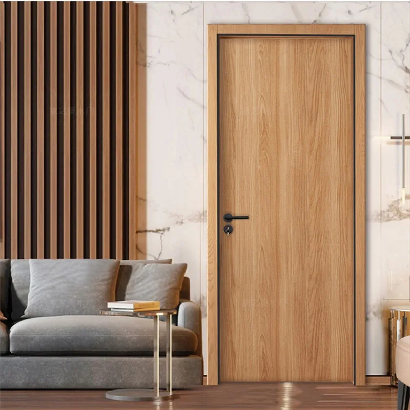 Hihaus New Bespoke Living Room Solid Wood Internal Wooden Flush Door - HIHAUS