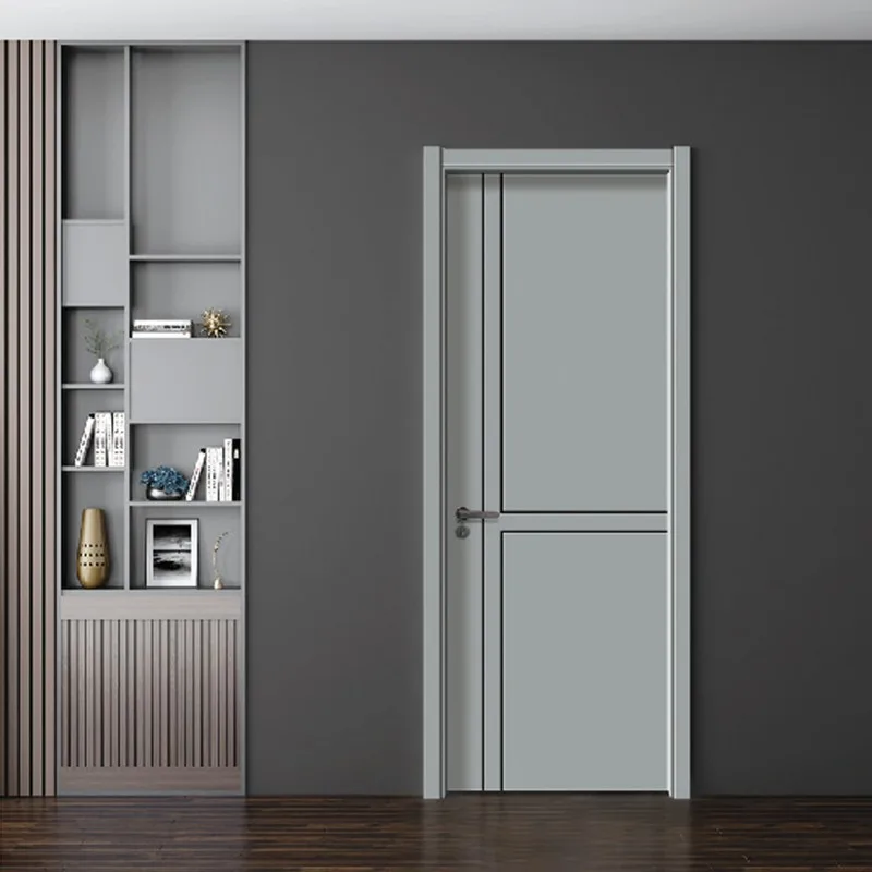 Hihaus Interior Flat Solid Wooden Single Wood Door - HIHAUS