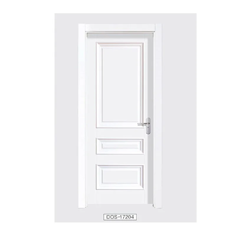 Hihaus Cheap Black Interior Plain Wooden Bedroom Flush Doors For Home - HIHAUS