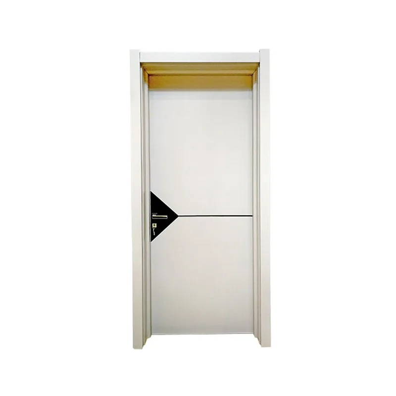 Hihaus Cheap Black Interior Plain Wooden Bedroom Flush Doors For Home - HIHAUS
