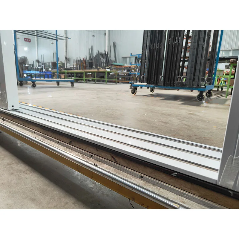 New custom white patio exterior aluminium louver sliding door - HIHAUS