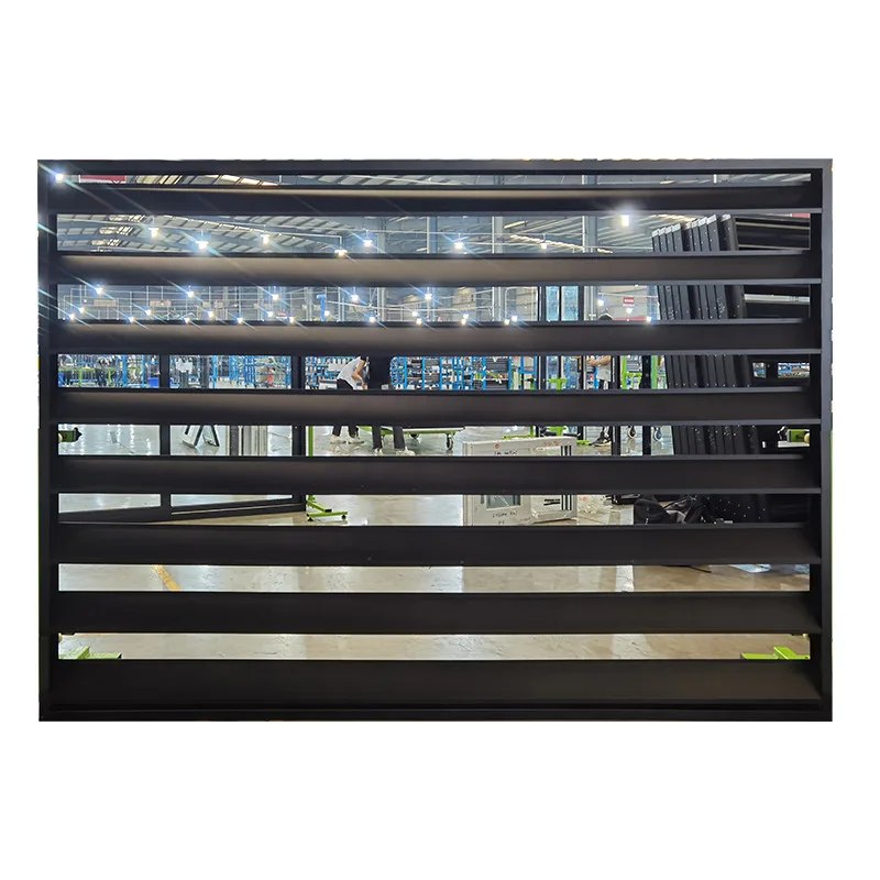 Island Ventilation Aluminium Fixed Adjustable Louver Window - HIHAUS
