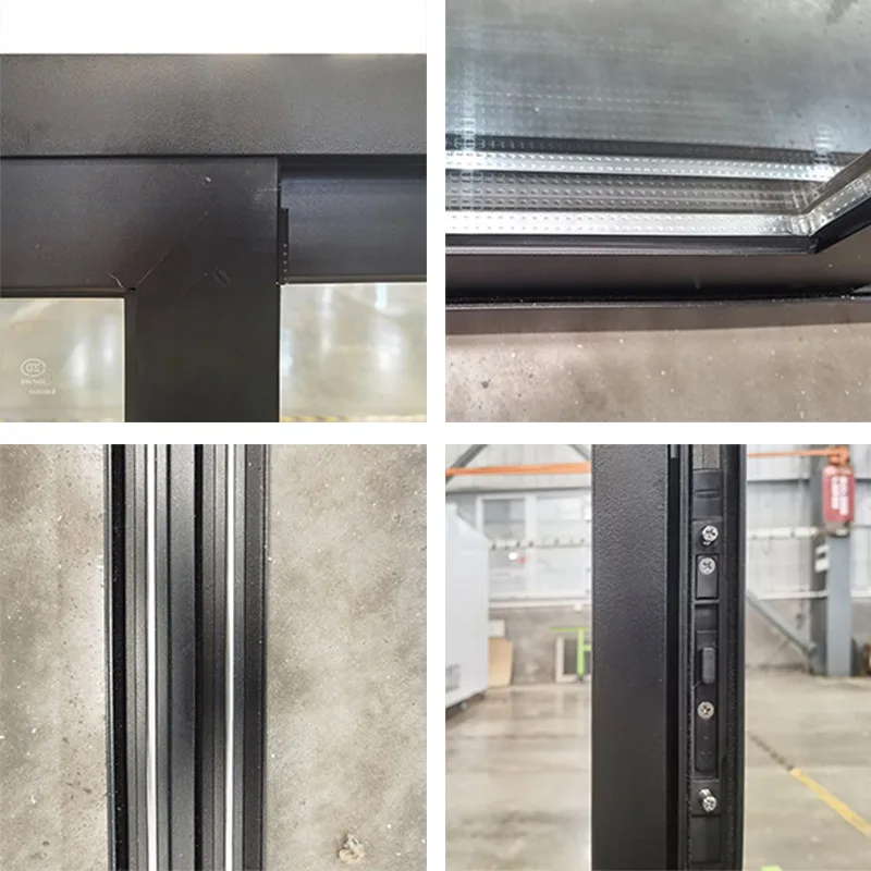 Custom Anthracite Grey Aluminium Double Sliding Window Supplier - HIHAUS